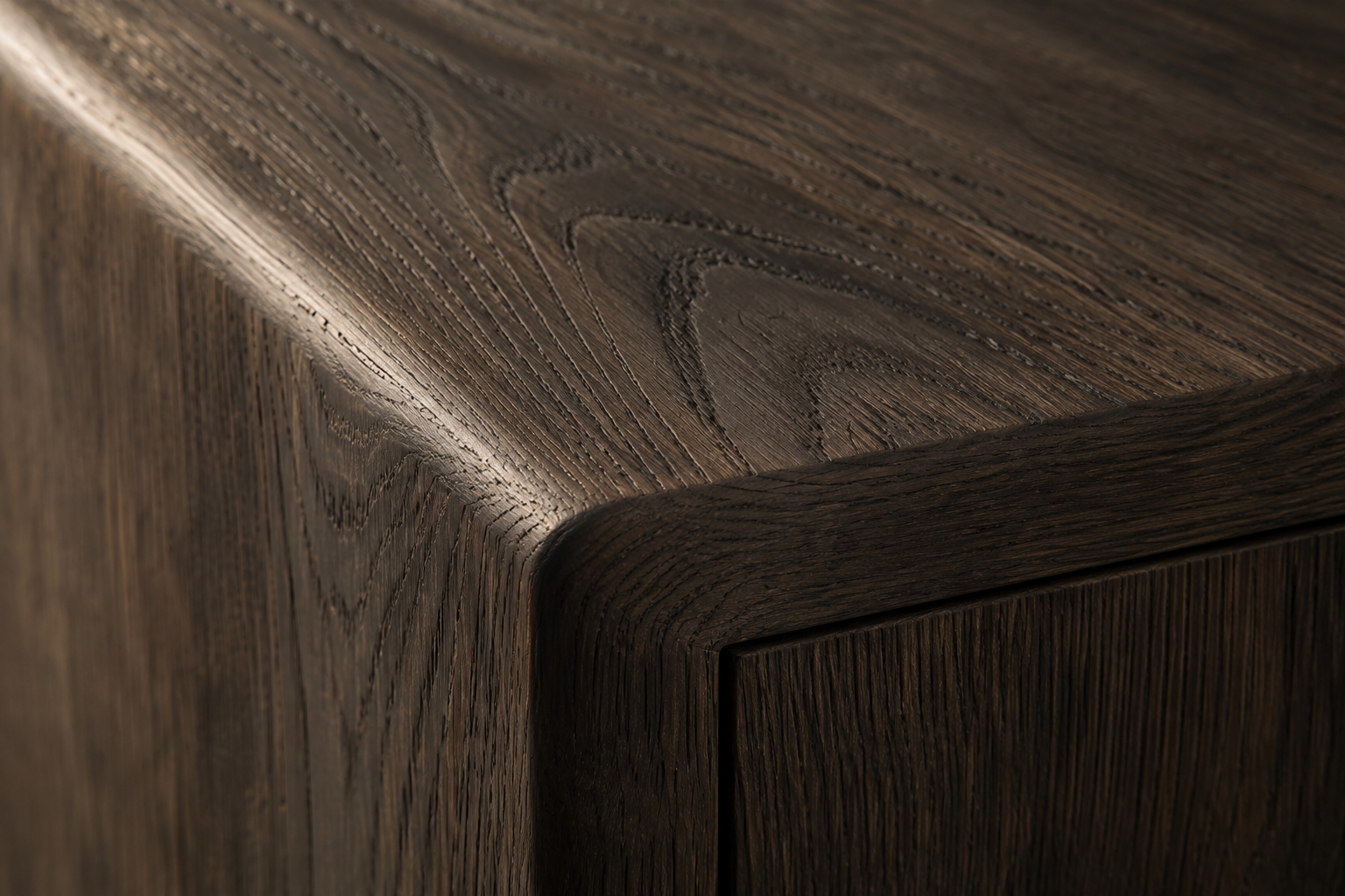 Generated close-up of oak, illustrative architectural material